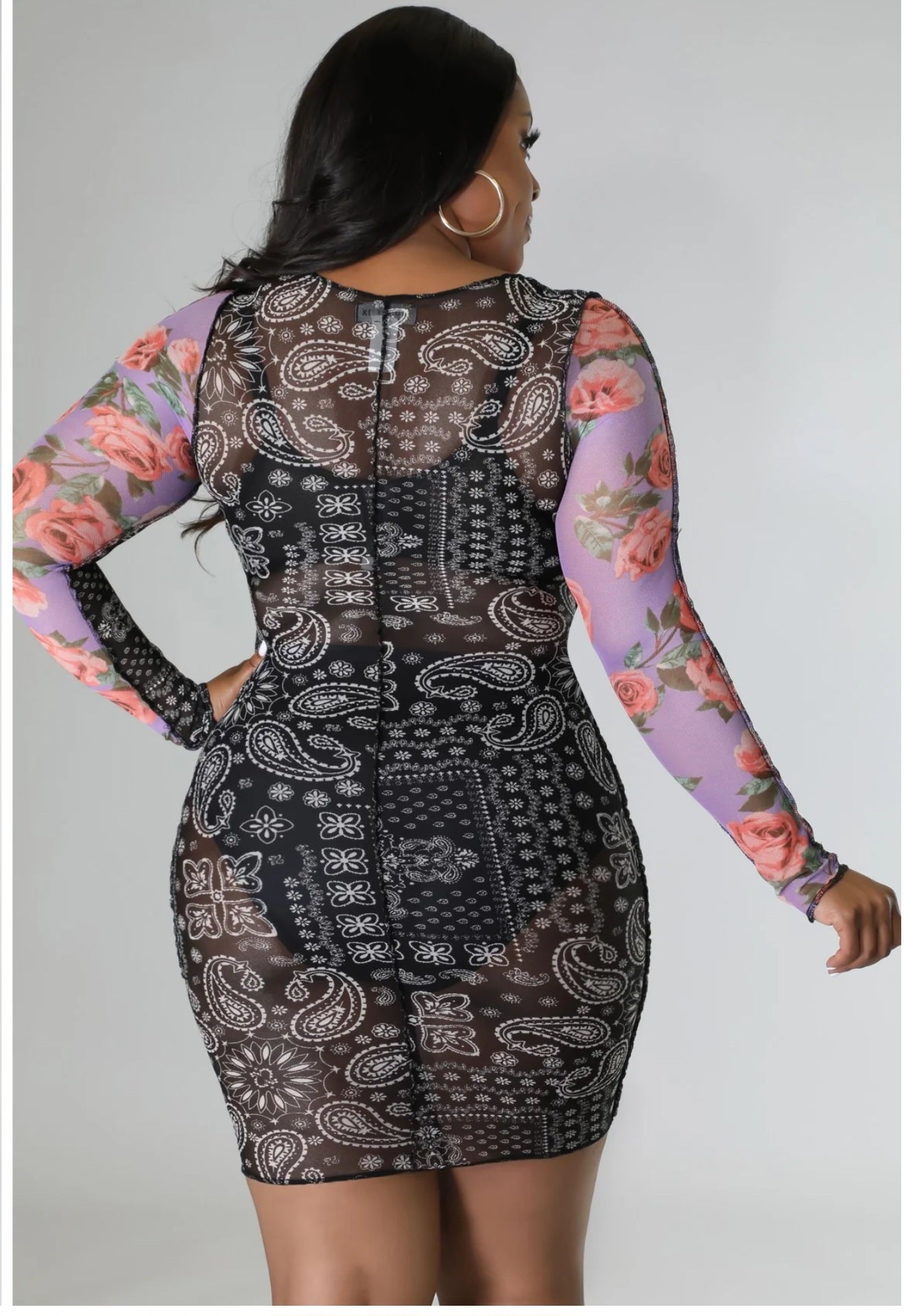 Floral Fusion Mesh Mini