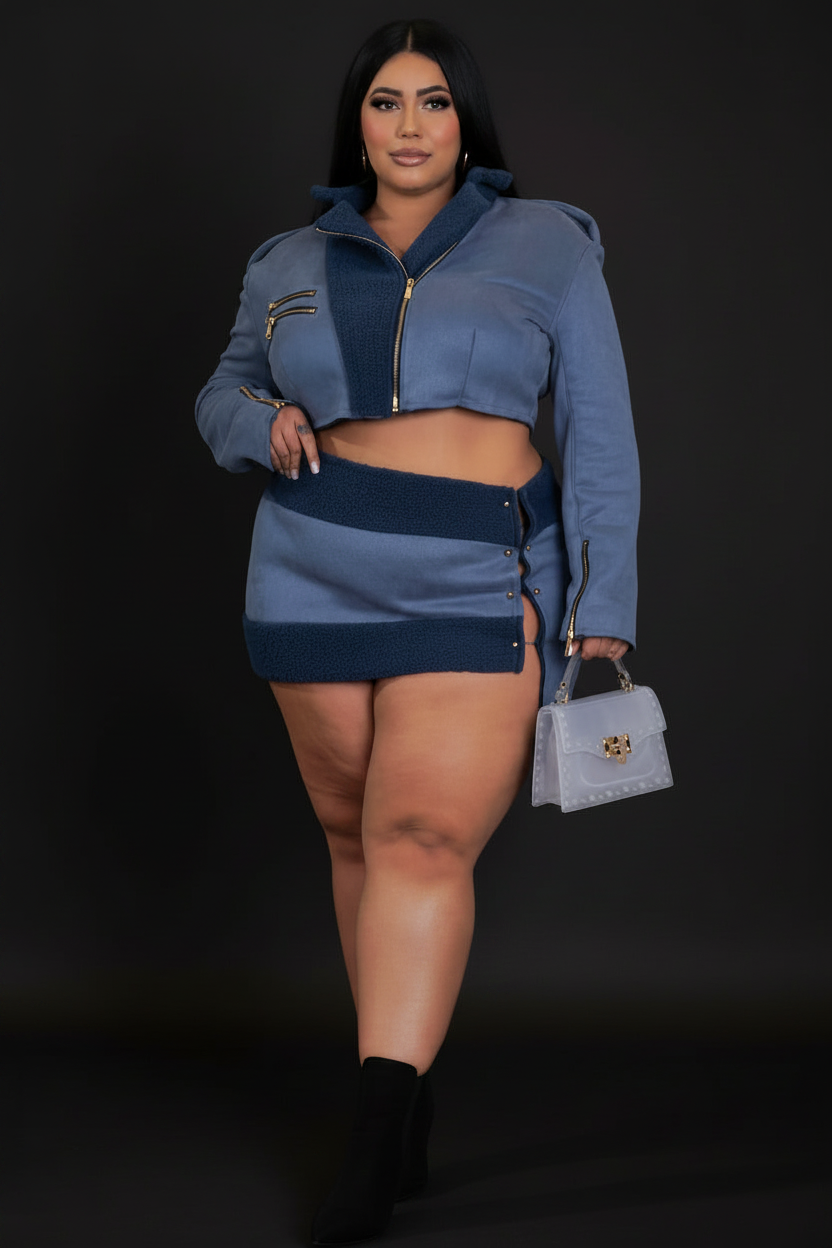 Midnight Luxe Skirt Set