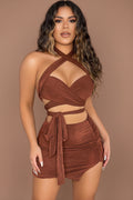 Give It All You Got Two Piece Skirt Set