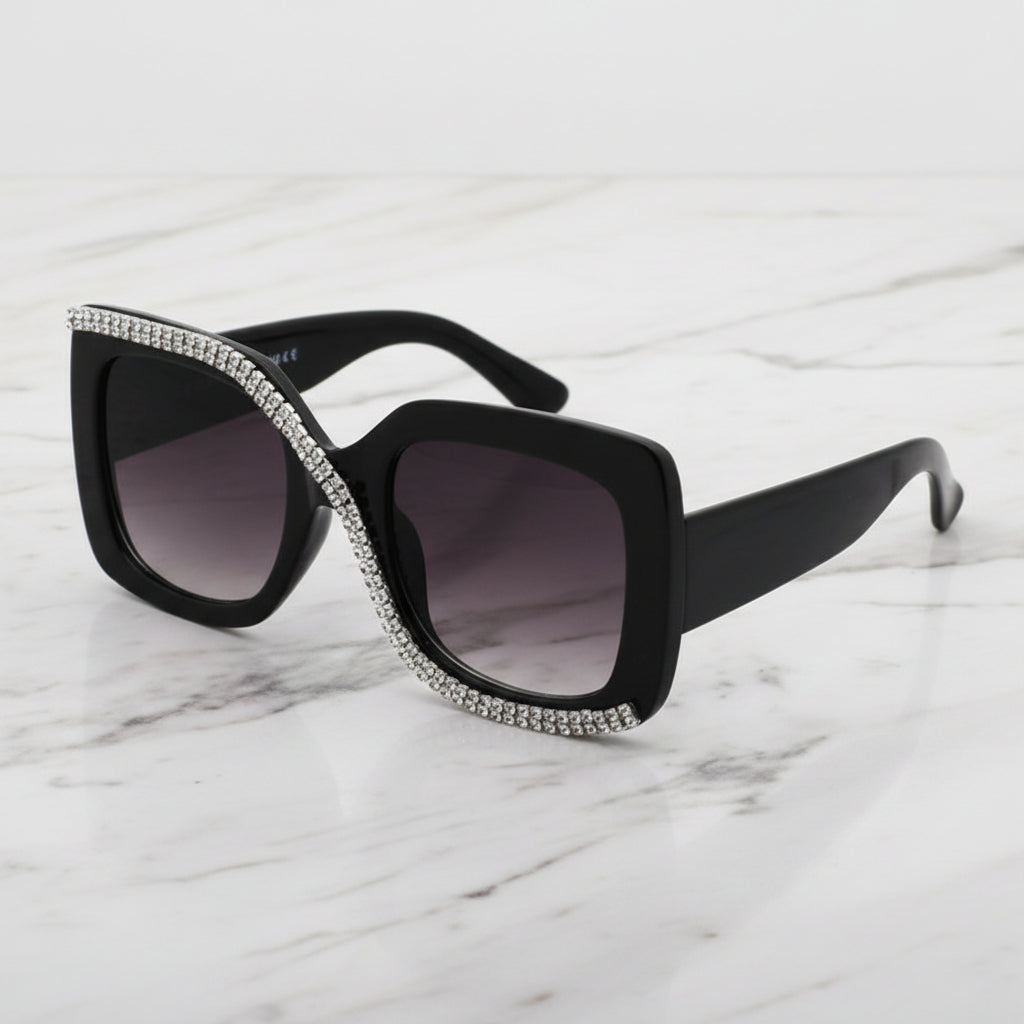 Black Crystal Sunglass