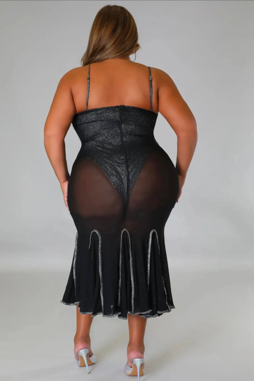 Midnight Temptation Mesh Dress